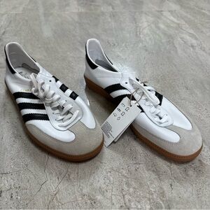 adidas Samba White Black Gum Classic Athletic Shoes